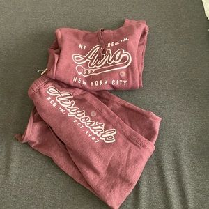 Aeropostale Hoodie and Sweatpant Set